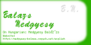 balazs medgyesy business card